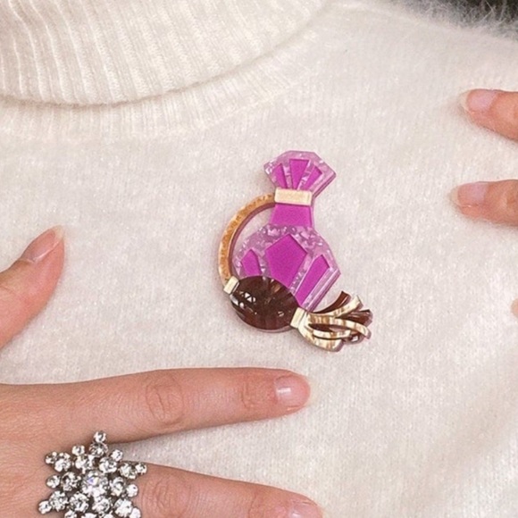 ERSTWILDER PARIS HOLIDAY “PARFUM D’ERSTWILDER” BROOCH - Picture 2 of 4